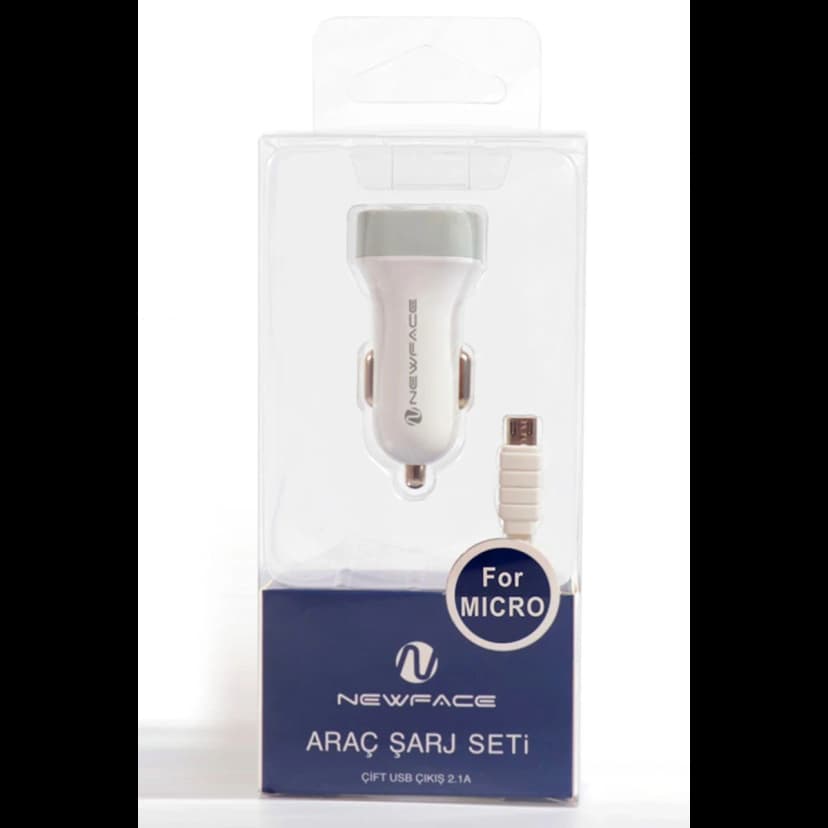 Newface C17 Micro USB 2.1A Araç Şarjı
