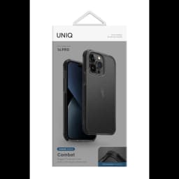 Uniq Apple iPhone 14 Pro Combat Kapak - Füme - Küçük Resim 4