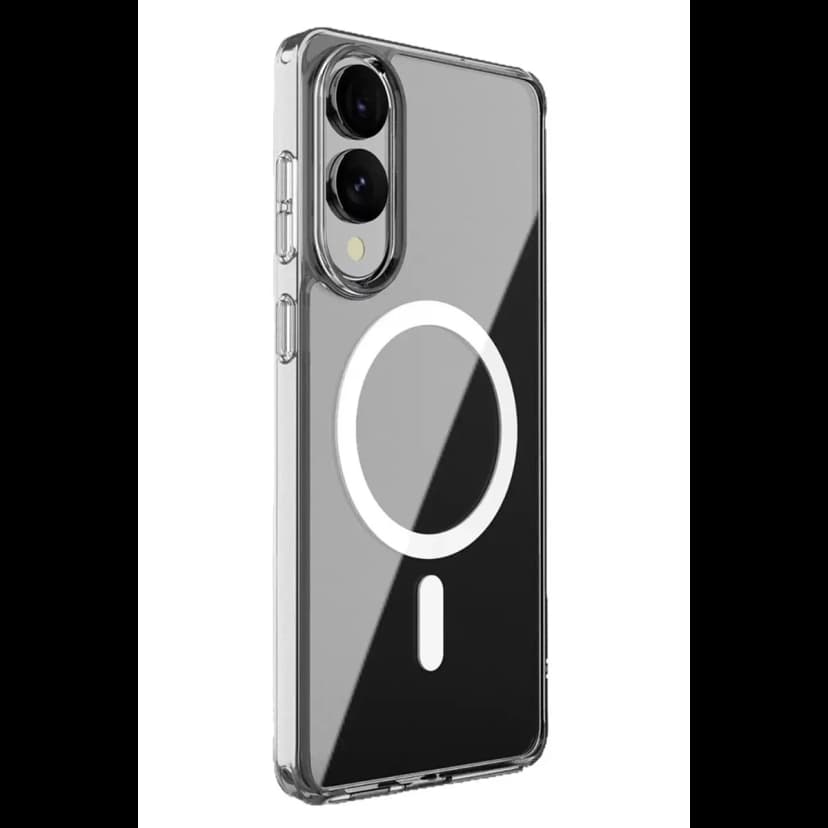 Newface Samsung Galaxy S25 Edge Kılıf Magneticsafe Şeffaf Silikon