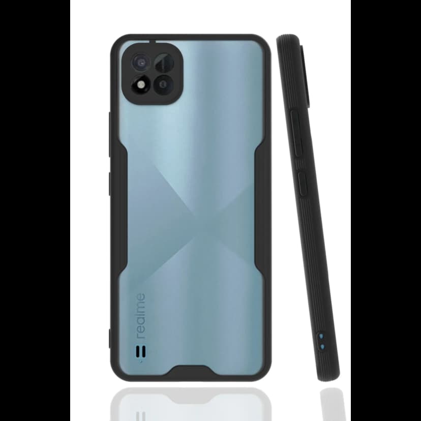 Newface Realme C11 2021 Kılıf Platin Silikon