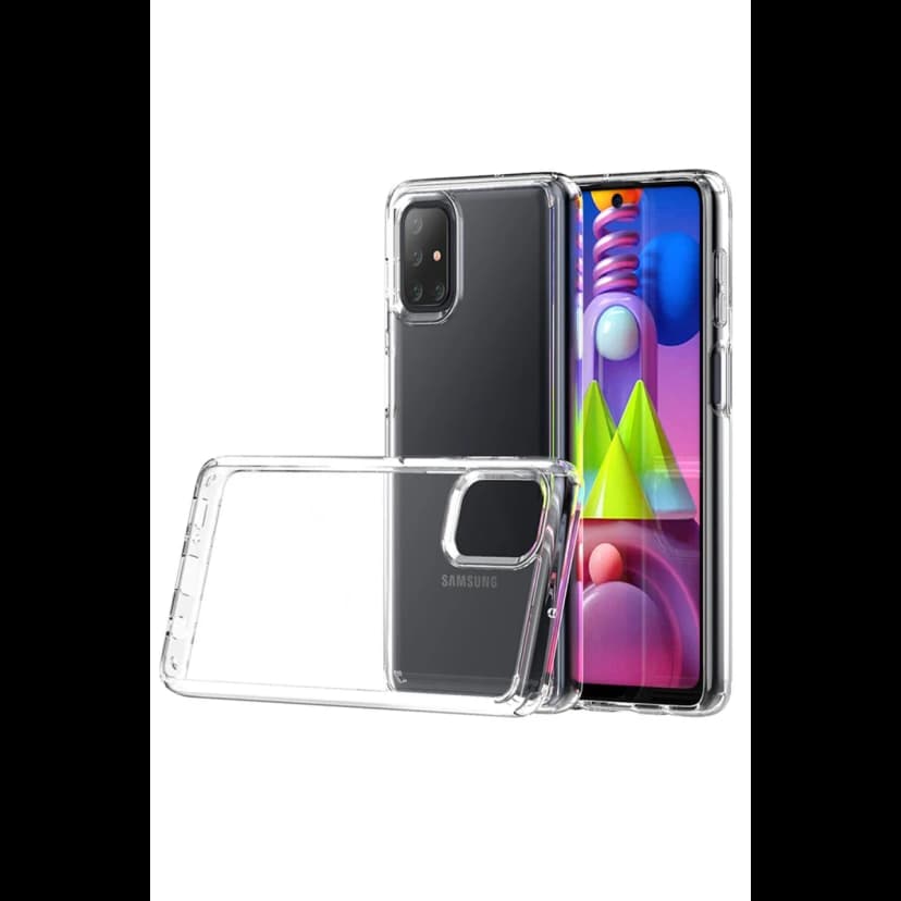 Newface Samsung Galaxy M51 Kılıf Lüx Şeffaf Silikon