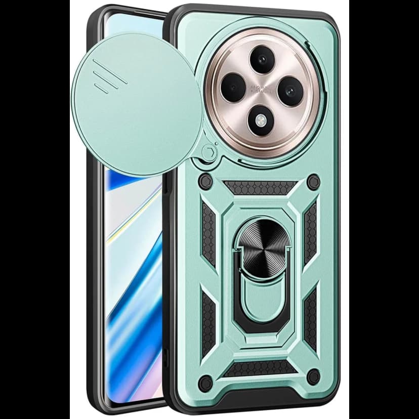 Newface Xiaomi Redmi 14C Kılıf Pars Lens Yüzüklü Silikon