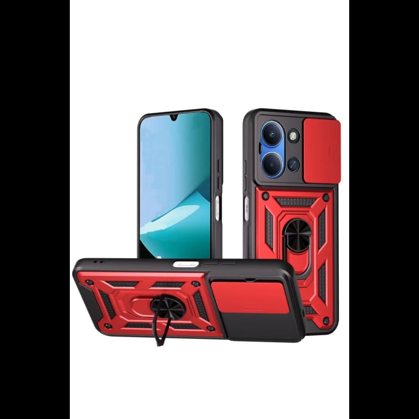 Newface Xiaomi Redmi 15C 4G Pars Lens Yüzüklü Silikon