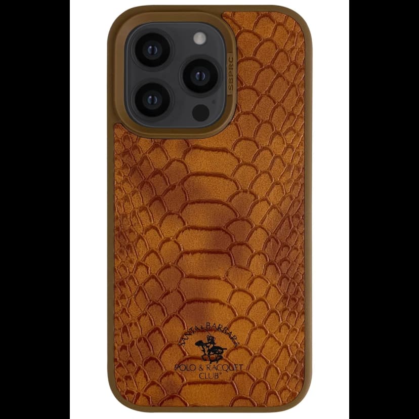 Santa Barbara Polo Racquet Club Apple iPhone 14 Pro Knight Deri Kapak
