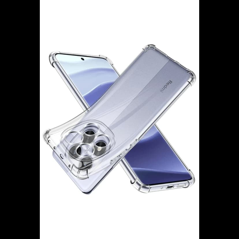 Newface Xiaomi Redmi Note 14 Pro 5G Kılıf Lüx Şeffaf Silikon