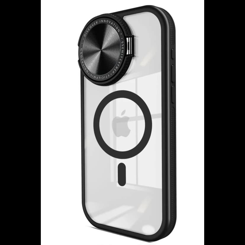 Newface Apple iPhone 15 Pro Max Kılıf Teleskop Lens Magsafe Silikon Kapak