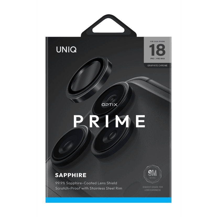 Uniq Apple iPhone 18 Pro Max Optix Prime Kamera Lens Koruyucu