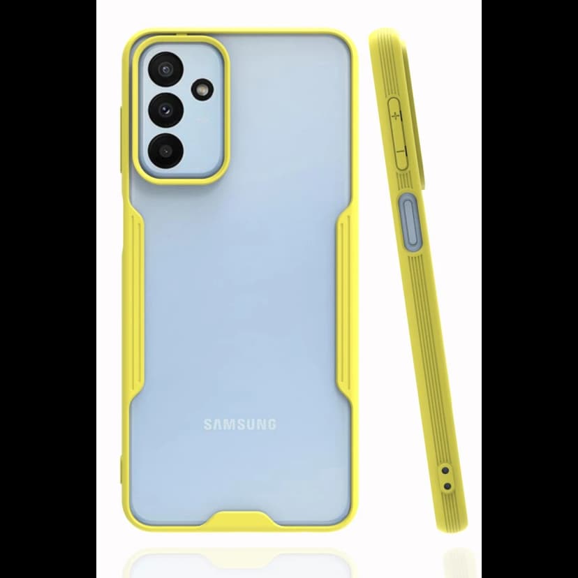 Newface Samsung Galaxy A04S Kılıf Platin Silikon