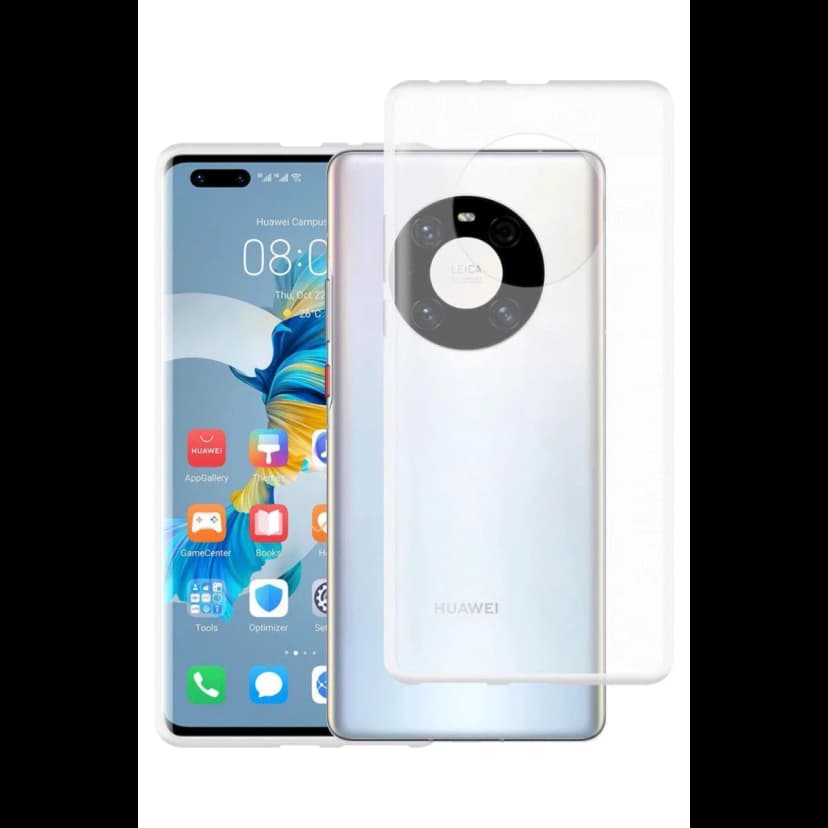 Newface Huawei Mate 40 Pro Kılıf Lüx Şeffaf Silikon