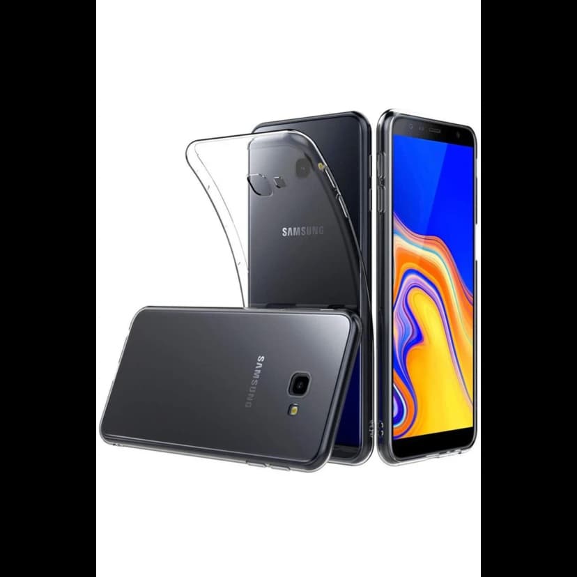 Newface Samsung Galaxy J4 Plus Kılıf Lüx Şeffaf Silikon