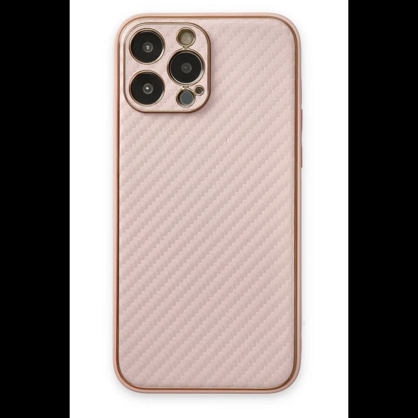 Newface Apple iPhone 13 Pro Kılıf Coco Karbon Silikon