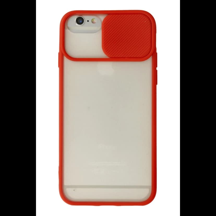 Newface Apple iPhone 6 Kılıf Palm Buzlu Kamera Sürgülü Silikon