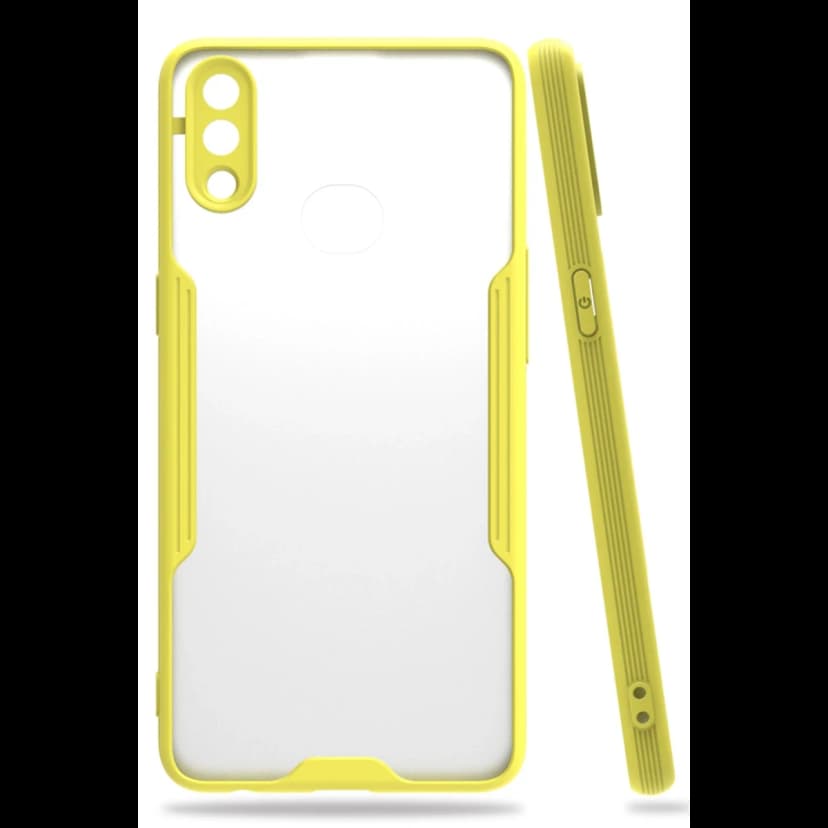 Newface Samsung Galaxy A10S Kılıf Platin Silikon