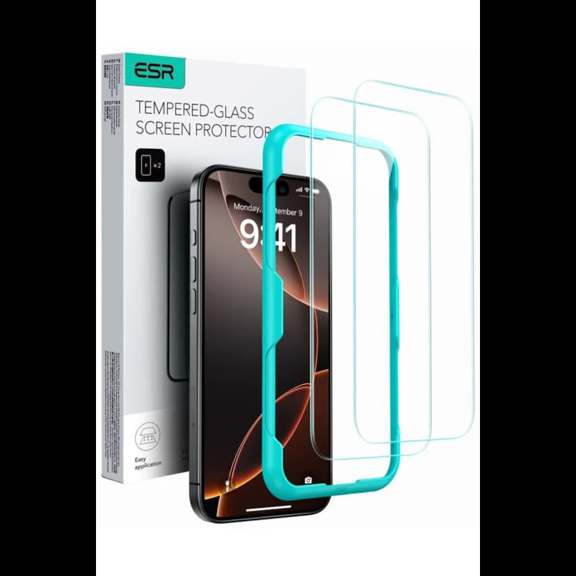 ESR Apple iPhone 16 Plus Tempered 2 Adet Cam Ekran Koruyucu