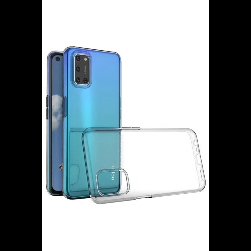 Newface Oppo A52 Kılıf Lüx Şeffaf Silikon