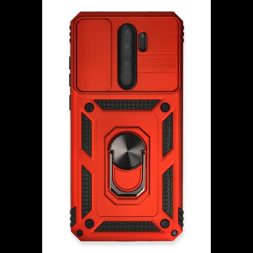 Newface Xiaomi Redmi Note 8 Pro Kılıf Pars Lens Yüzüklü Silikon