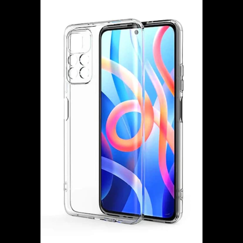 Newface Xiaomi Poco M4 Pro 4G Kılıf Lüx Şeffaf Silikon