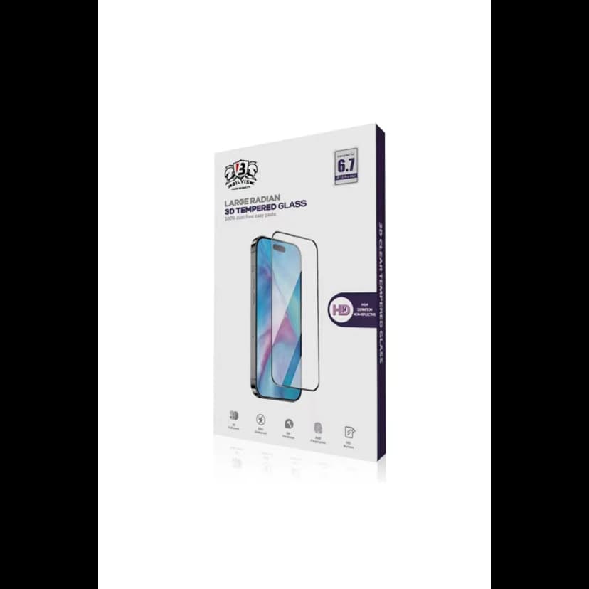 Newface Apple iPhone 15 Pro Bilvis 0.18mm Plus Cam Ekran Koruyucu
