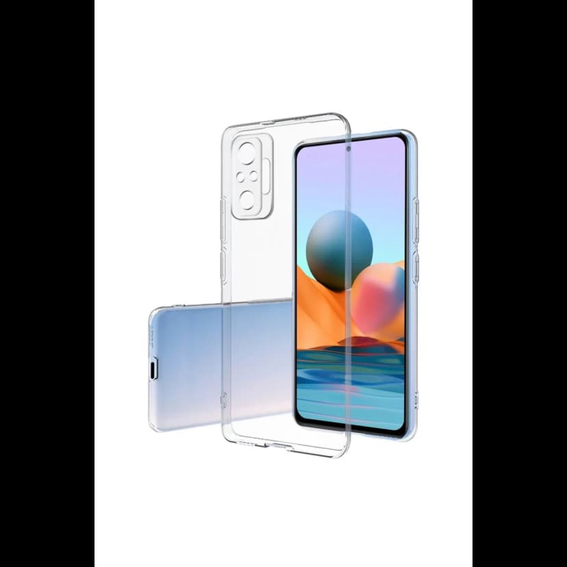 Newface Xiaomi Redmi Note 10 Pro Kılıf Lüx Şeffaf Silikon