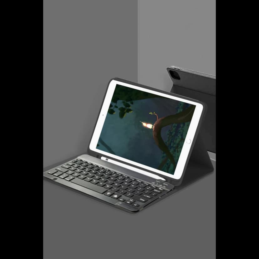 Newface Samsung Galaxy T220 Tab A7 Lite Kılıf KC01 Smart Klavyeli Tablet Kılıfı