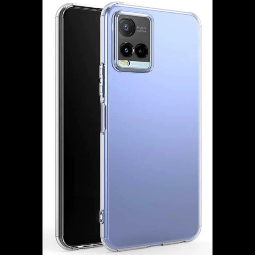 Newface Vivo Y21S Kılıf Lüx Şeffaf Silikon