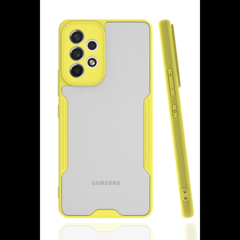 Newface Samsung Galaxy A53 5G Kılıf Platin Silikon