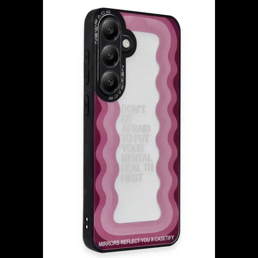 Newface Samsung Galaxy A05S Kılıf Mirror Desenli Kapak