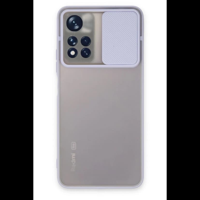Newface Xiaomi Redmi Note 11T Kılıf Palm Buzlu Kamera Sürgülü Silikon