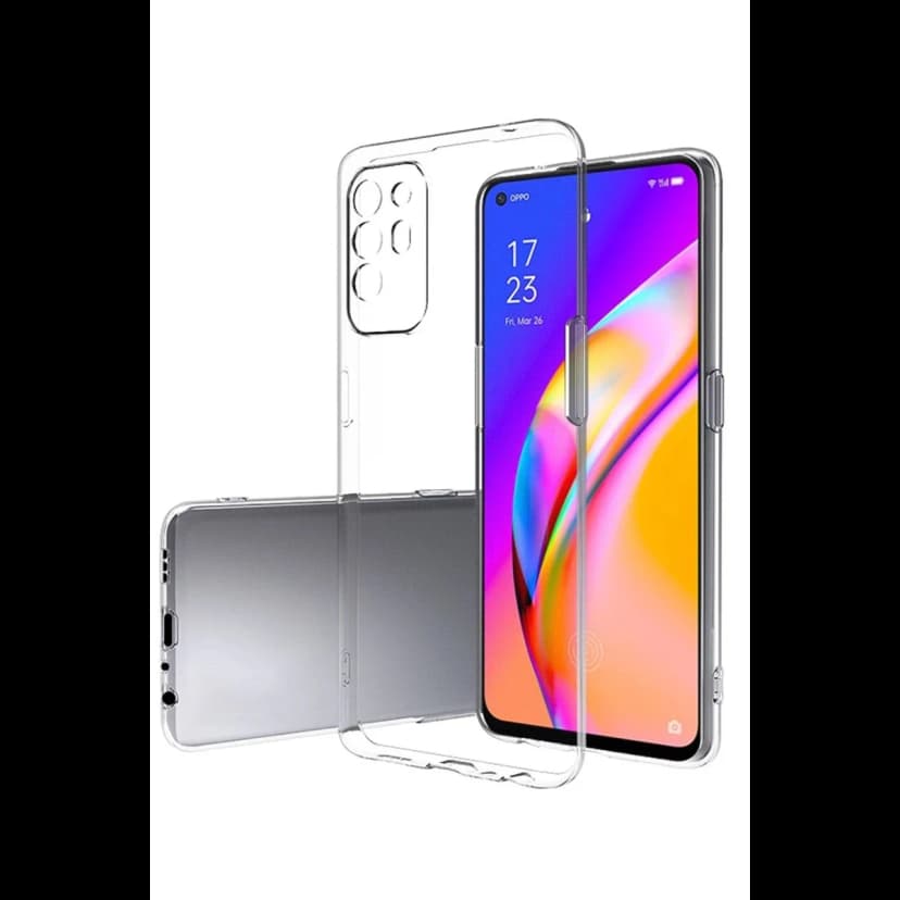Newface Oppo Reno 5 Lite Kılıf Lüx Şeffaf Silikon