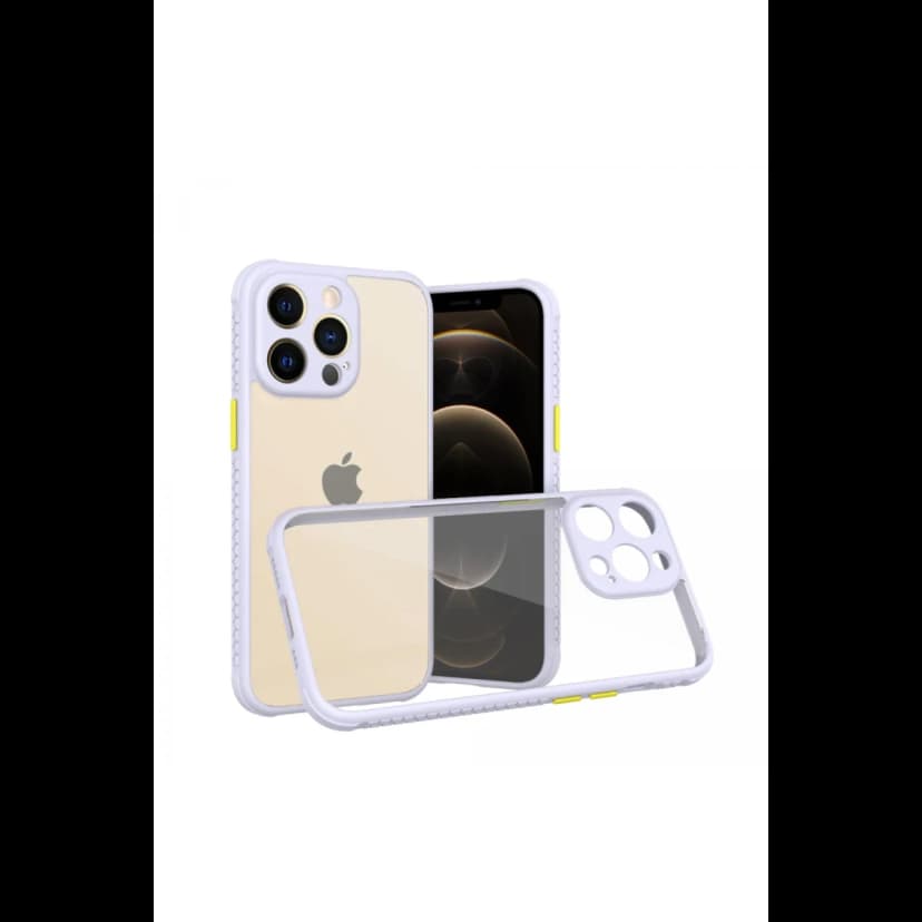Newface Apple iPhone 13 Pro Kılıf Miami Şeffaf Silikon