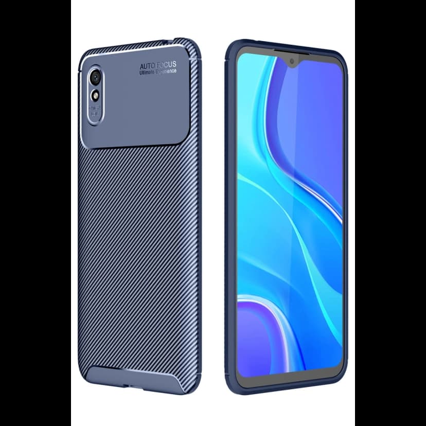 Newface Xiaomi Redmi 9A Kılıf Auto Focus Karbon Kapak