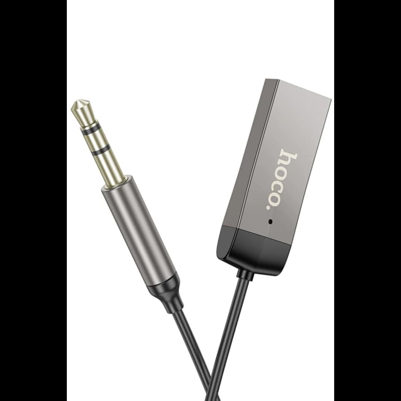 Hoco. E78 Tak Çalıştır BT Alıcılı 3.5mm Esnek Aux Kablo