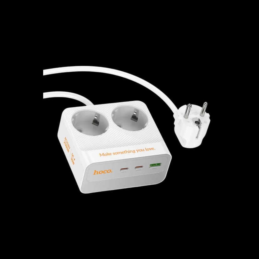 Hoco. AC27 Descanso 5in1 2M 2500W Priz Dönüştürücü