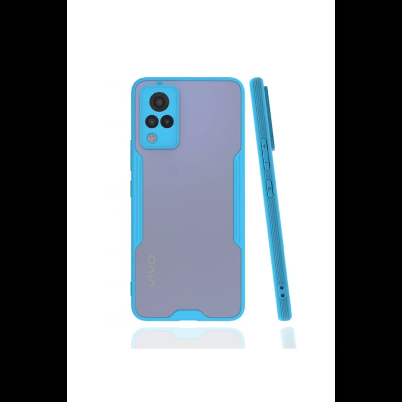 Newface Vivo V21 Kılıf Platin Silikon