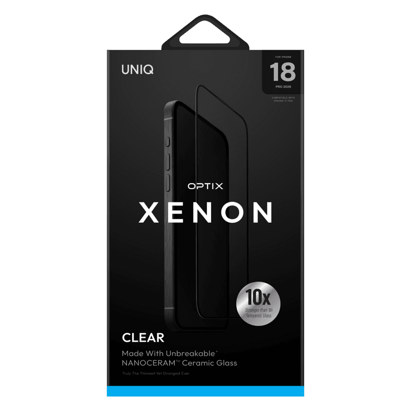 Uniq Apple iPhone 18 Pro/17 Pro Optix Xenon Nanocream Cam Ekran Koruyucu