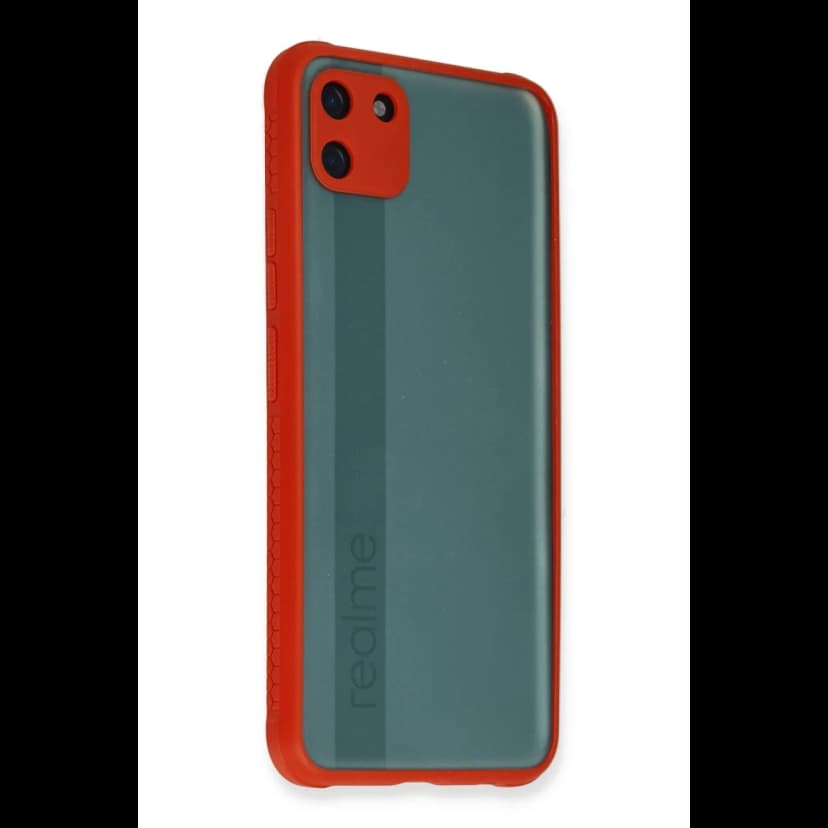 Newface Realme C11 Kılıf Miami Şeffaf Silikon