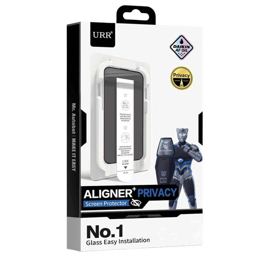 URR Apple iPhone 18 Pro Aligner+ Hayalet Cam Ekran Koruyucu