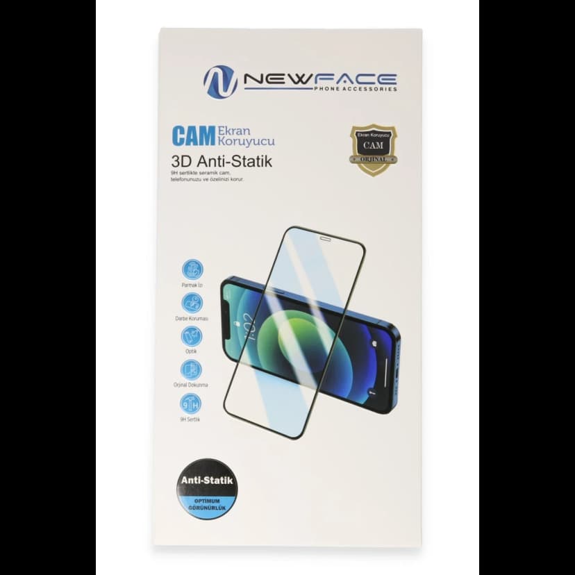 Newface Samsung Galaxy A57 5G 3D Antistatik Cam Ekran Koruyucu