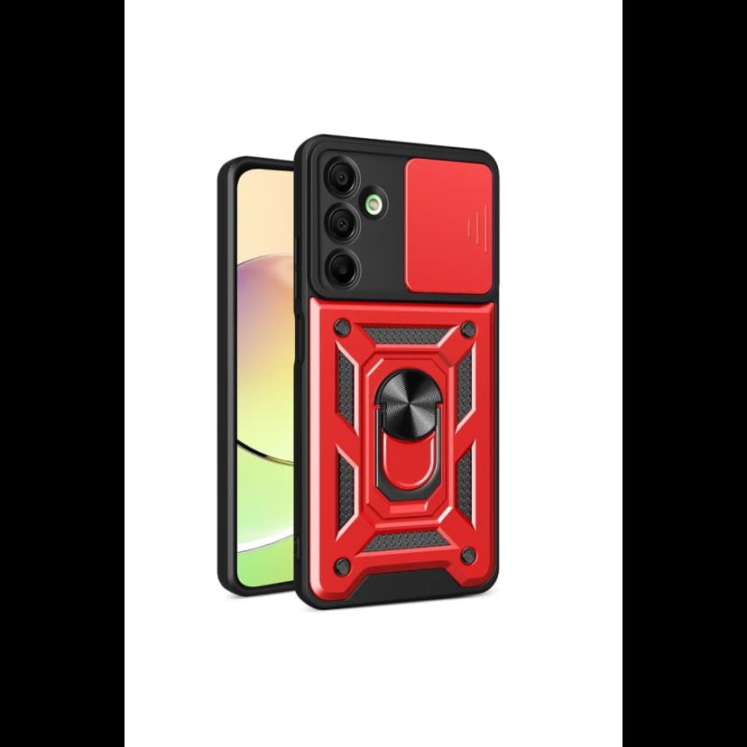 Newface Samsung Galaxy A16 5G Kılıf Pars Lens Yüzüklü Silikon