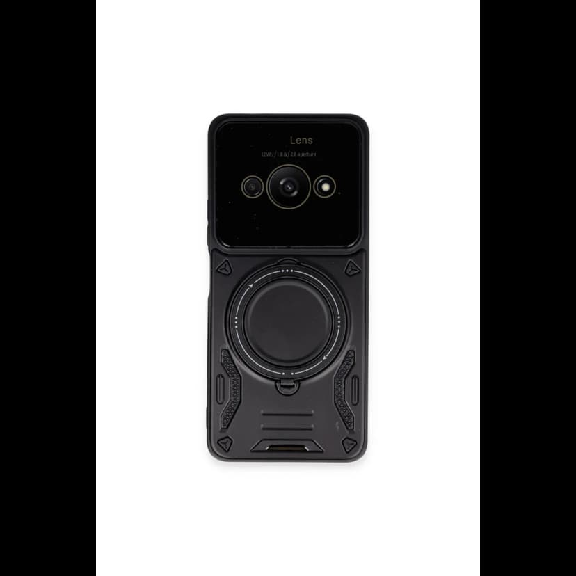 Newface Xiaomi Poco C61 Kılıf Joy Lens Standlı Kapak