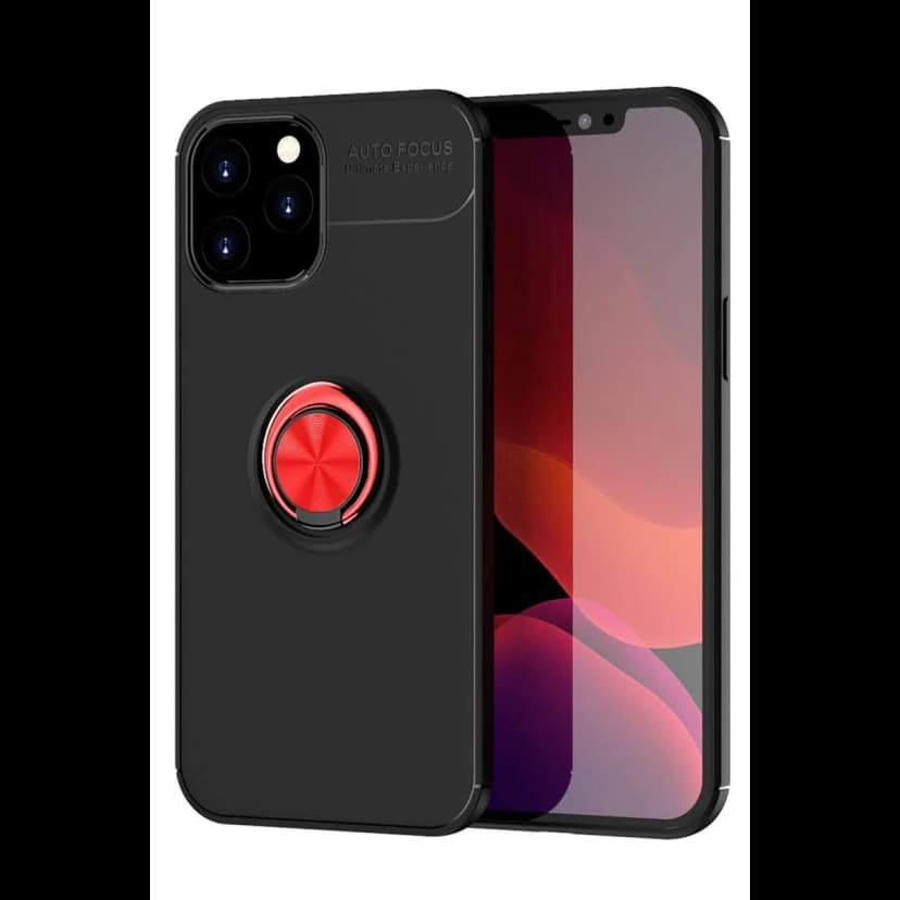 Newface Apple iPhone 12 Pro Max Kılıf Range Yüzüklü Silikon
