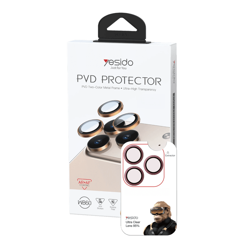 Yesido Apple iPhone 18 Pro Max WB60 Metal Kamera Lens