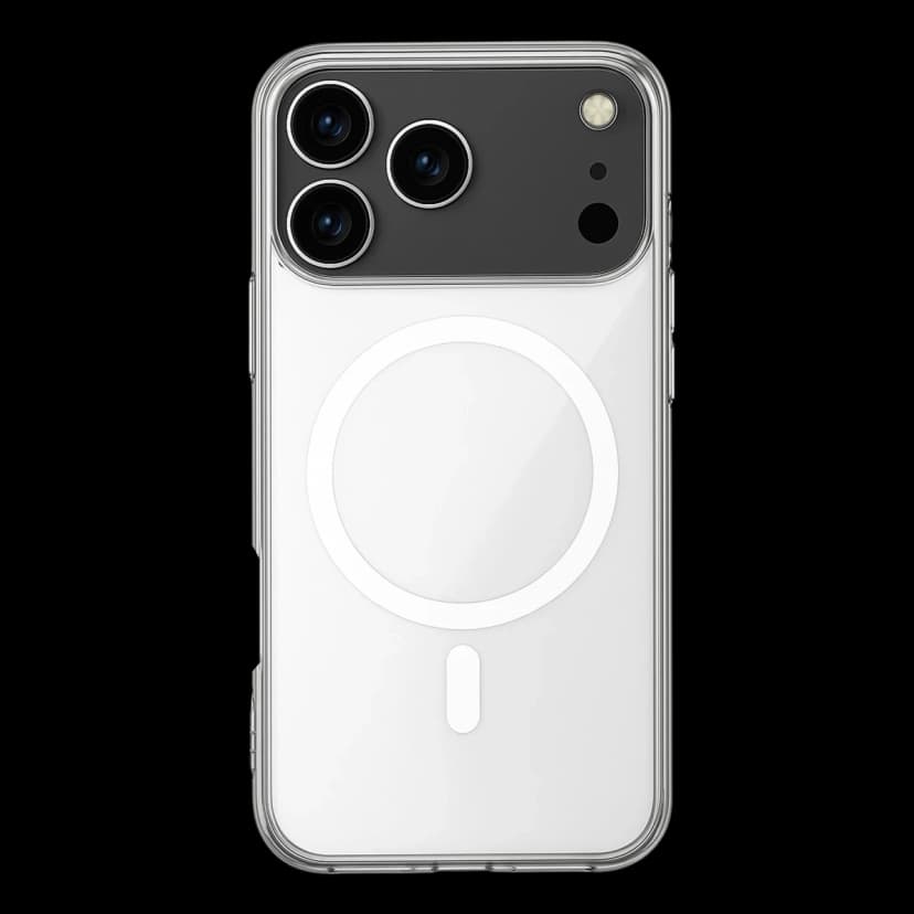 Newface Apple iPhone 17 Pro Kılıf Magneticsafe Şeffaf Silikon