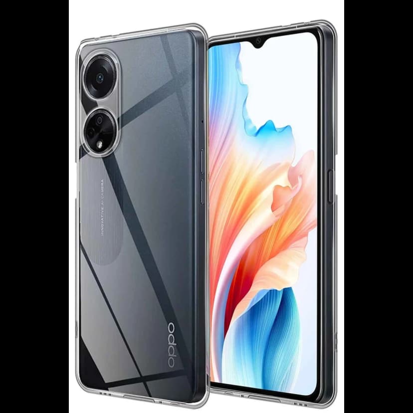 Newface Oppo A38 Kılıf Lüx Şeffaf Silikon