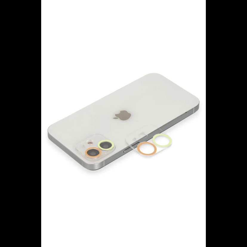 Newface Apple iPhone 12 Renkli Kamera Lens Koruma Cam