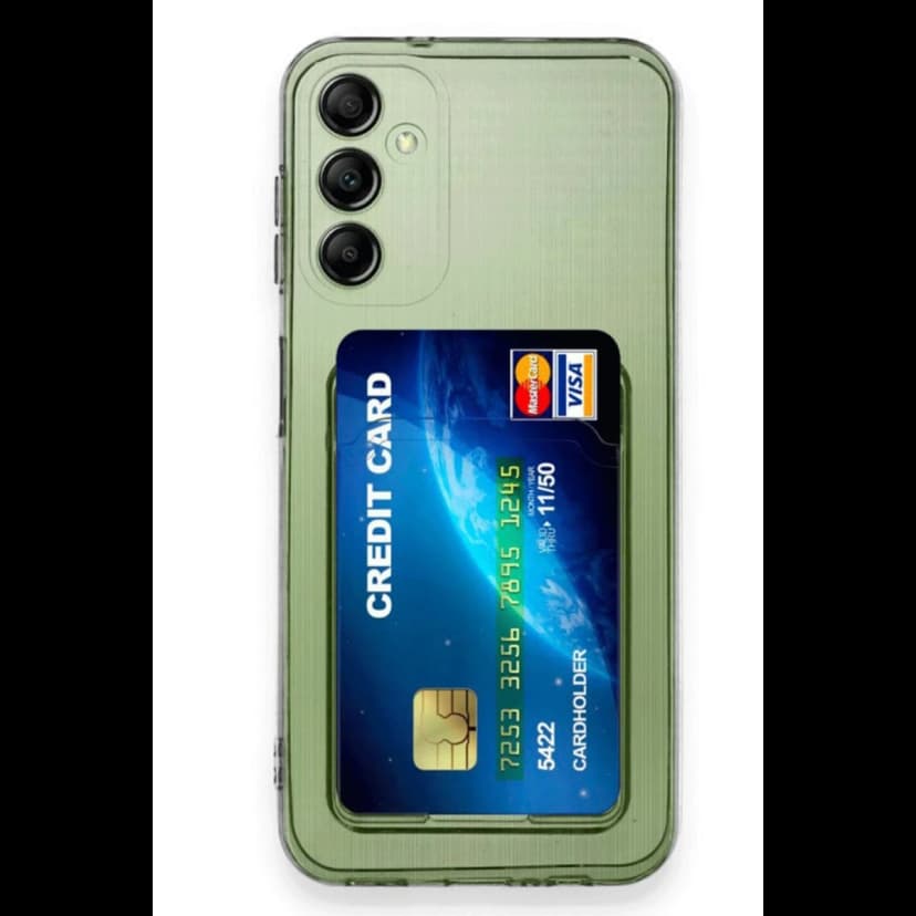 Newface Samsung Galaxy A16 5G Kılıf Kart Şeffaf Silikon