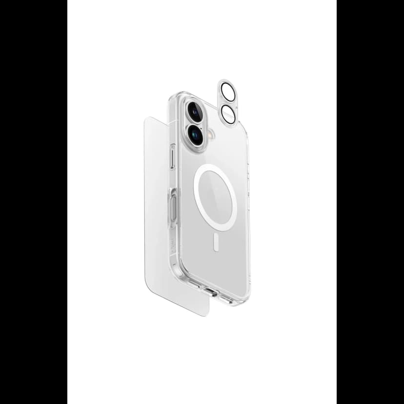 Uniq Apple iPhone 16 Clearvue Magsafe 3in1 Set Kapak
