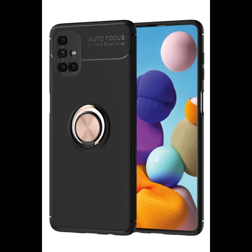 Newface Samsung Galaxy M51 Kılıf Range Yüzüklü Silikon