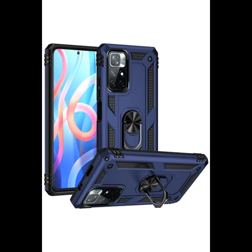 Newface Xiaomi Redmi Note 11T Kılıf Sofya Yüzüklü Silikon Kapak
