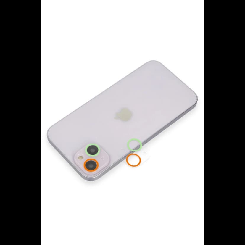 Newface Apple iPhone 13 Renkli Kamera Lens Koruma Cam